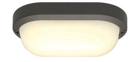 Lubinis lauko šviestuvas SLV Terang 2, 11W, LED, IP44, juoda sp., 19.8 cm x 11 cm