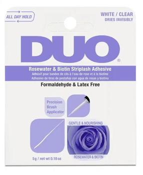 Ripsmeliim Ardell Duo Rosewater & Biotin Striplash Adhesive 113966, 5 g, läbipaistev v.
