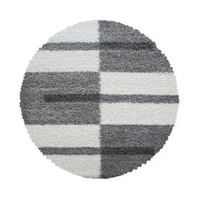 Paklājs iekštelpu Ayyildiz Gala 80802505, balts krās./pelēka krās./gaiši pelēka krās., 80 cm x 80 cm