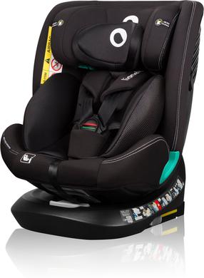 Automobilinė kėdutė Lionelo Bastiaan One I-Size, juoda sp., 40 - 150 cm