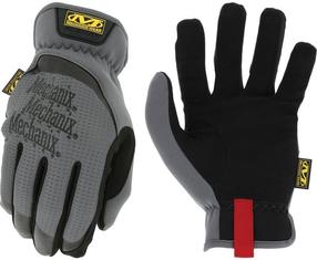 Darba cimdi Mechanix Wear FastFit MFF-08-011, melna krās./pelēka krās., XL, 2 gab.