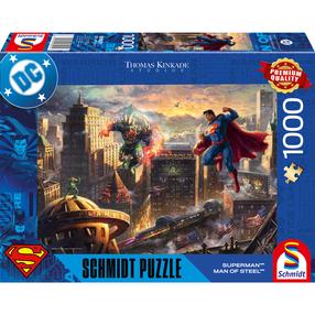 Dėlionė Schmidt Thomas Kinkade Studios DC Superman Man Of Steel, 49.3 cm x 69.3 cm, 1000 vnt., įvairių spalvų