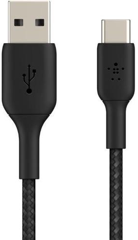 Vads Belkin, USB Type C/USB, melna krās.