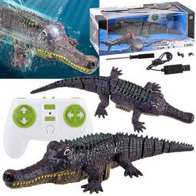 Radijo bangomis valdomas žaislas Crocodile RC0616, 25 cm, juoda sp.