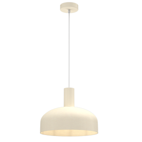 Valgusti rippuv Milagro Visby MLP1554, E27, 1 x 60 W, kreemjasvalge v. / kreemjasvalge v., 30 x 25 cm