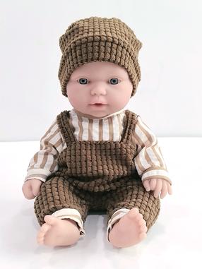 Lėlė - kūdikis su priedais Pure baby 706629W, 25 cm