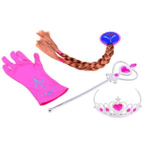 Princeses kronis, komplekts bērniem, princese Jokomisiada ZA3967, rozā krās.