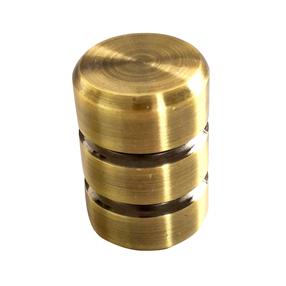 Karnizo antgalis Domoletti Fano, Ø 19 mm, aukso, 2 vnt.