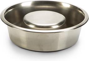 Bļoda dzīvniekam Beeztees Slow Feeder, 25 cm x 25 cm, sudraba krās.