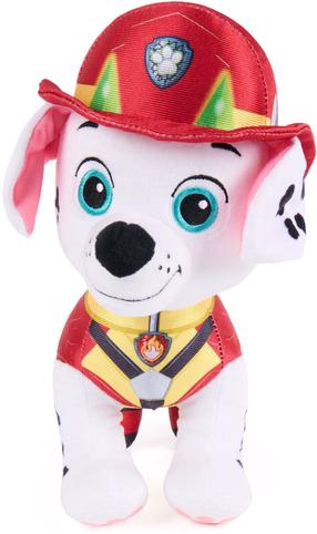 Плюшевая игрушка Spin Master Paw Patrol Marshall Dino Rescue, белый цв./красный цв., 25.5 см