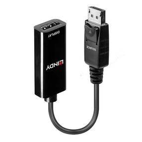 Adapteris Lindy DisplayPort 1.2, HDMI 1.4, 0.15 m, melna krās.