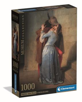 Puzle Clementoni Hayes The Kiss 37064, 69 cm x 50 cm, 1000 gab., daudzkrāsaina