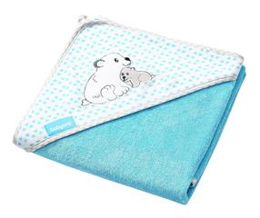 Vaikiškas rankšluostis BabyOno Hooded, mėlyna, 100 cm