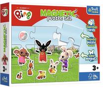 Magnetinė dėlionė Trefl Magnetic Puzzle Set, įvairių spalvų, 9 vnt.