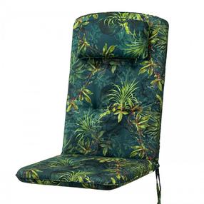 Lauko kėdės pagalvėlė Hobbygarden Benita 3D, šviesiai žalia sp./tamsiai žalia sp., 73 x 50 cm