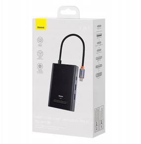 USB šakotuvas Baseus PioneerJoy USB-C 8w1, 24 cm