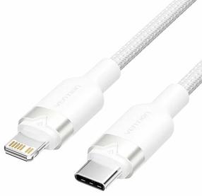 Vads Vention LALWH, USB Type C/Lightning, 200 cm, balta krās.