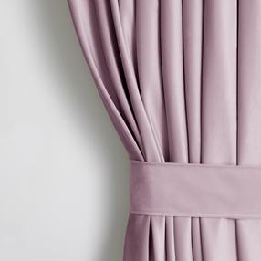Öökardin, lipsuga Restilo Velvet, roosa v., 140 cm x 245 cm