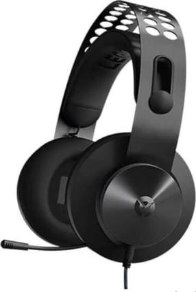 Vadu spēļu austiņas Lenovo Legion H500 Pro, melna krās.
