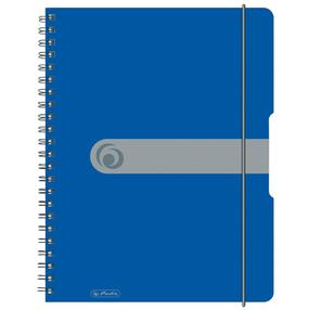 Тетрадь Herlitz 11293065, в клеточку, A4, 80 листов, Синий цв.