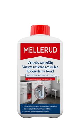 Средство для чистки канализационных труб Mellerud virtuvei, 1 л