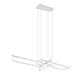 Lampa griesti Trio Salinas, LED, 4000 °K, 1 x 34 W, balta krās. / balta krās.