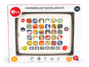 Žaislinis planšetinis kompiuteris Bo. Bilingual, EE, EN, balta sp./įvairių spalvų