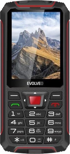 Telefons ar pogām Evolveo StrongPhone W4, 32 MB, melns krās.