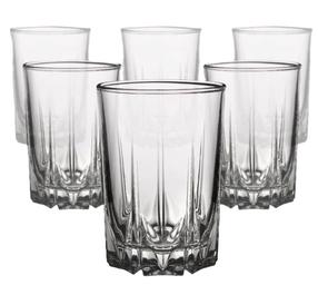 Glāžu komplekts Pasabahce Carat, stikls, 0.250 l, 6 gab.
