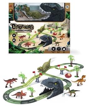 Автомобильная трасса Dinosaurs, многоцветный