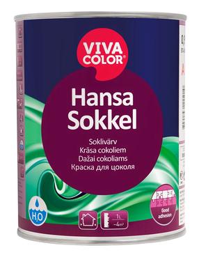 Fassaadivärv Vivacolor Hansa Sokkel, valge v., 0.9 l