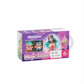 Konstruktorius Marioinex Mini Waffle Magic Tower 05807, 80 vnt., įvairių spalvų