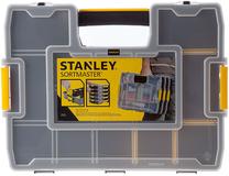 Įrankių dėžė Stanley 1-97-483, 37.5 cm x 29.2 cm x 6.7 cm, skaidri sp./geltona sp.