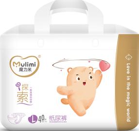 Подгузники Mulimi, L размер, 14 кг, 40 шт.