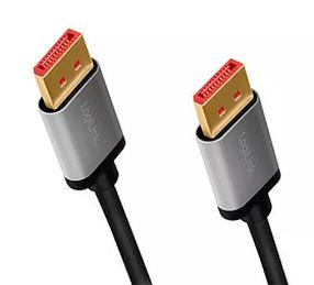 Kabelis Logilink DisplayPort - DisplayPort 1.4 8K@60Hz CDA0106 Displayport, Displayport, 3 m, juoda sp./pilka sp.