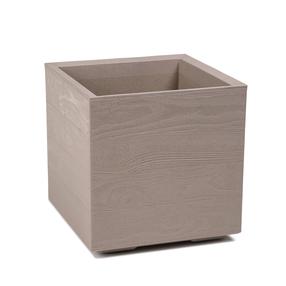 Puķu pods Lamela 891-85, plastmasa, Ø 40 cm, gaiši brūna krās.