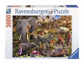Пазл Ravensburger African animals 17037, 121 см x 80 см, 3000 шт., многоцветный