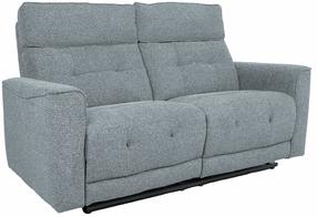 Sofa-reklaineris Home4you Bosco 46805, melsvai pilka sp., 94 x 157 cm x 102 cm