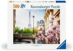 Pusle Ravensburger Springtime In Paris, 36 cm x 49 cm, 500 tk, mitmevärviline