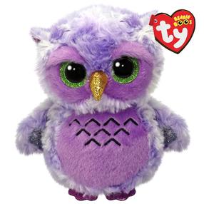 Плюшевая игрушка сова Meteor Beanie Boos Owlivia, фиолетовый цв., 15 см