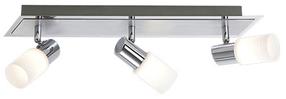 Светильник потолочный Trio Clapton 821410305, LED, 3000 °К, 3 x 4.3 Вт, белый цв./хромовый цв. / хромовый цв.