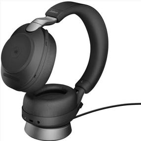 Bezvadu austiņas Jabra Evolve2, melna krās.