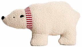 Kalėdinė dekoratyvinė pagalvėlė Homla Beary, balta/raudona, 62 cm x 15 cm