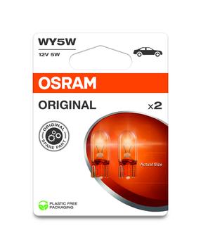 Automobilio lemputė Osram 2827NA-2BL, kaitrinė, oranžinė sp., 12 V