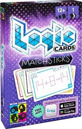 Kortų žaidimas Brain Games Logic Matchsticks 80297