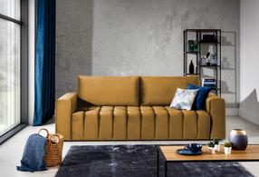 Sofa Lazaro Monolith 48, geltona sp., 97 x 247 cm x 92 cm