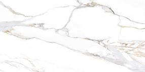 Plytelės, akmens masės Geotiles Aurora Gold 8429991647902, 120 cm x 60 cm, balta sp.