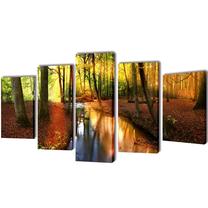Foto paveikslas VLX Forest 5pcs, 100 cm x 50 cm