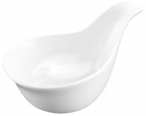 Uzkodu trauks Wilmax, 100 ml, Ø 12.5 cm, balta krās., porcelāna