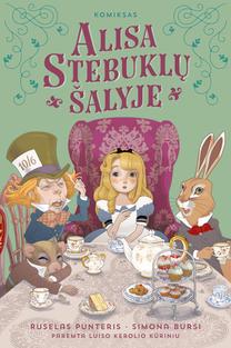 Knyga Alisa stebuklų šalyje. Komiksas